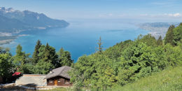 tableau 0006 120x60 cm vue depuis les pleiades en direction de Montreux